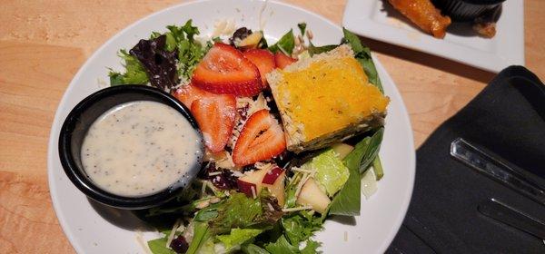 Strawberry peppercorn salad