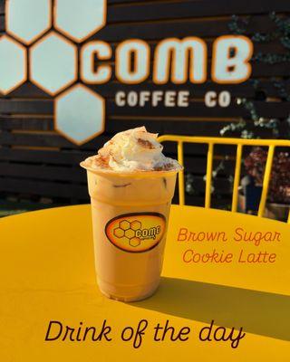 Brown sugar cookie latte