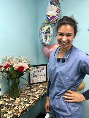 Happy Birthday to our wonderful orthodontist, Dr. Michelle!