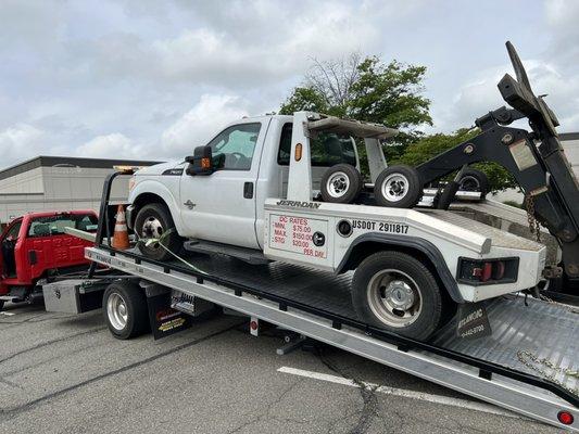 Tow truck recovery