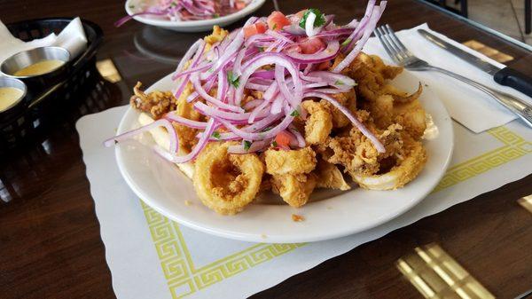 HUGE Calamari Appetizer