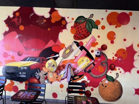 Best bubble tea mural ever!