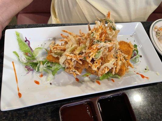 Vegetables tempura & Tofu Katsu