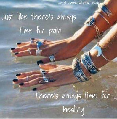 "Always time for healing"