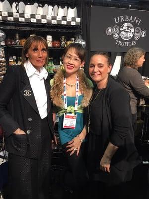 owner Olga Urbani & Director of Marketing Sabrina Notarcolina at Winter Fancy Food Show, Jan 2016 in SF. I'm humbled by the hospitality.