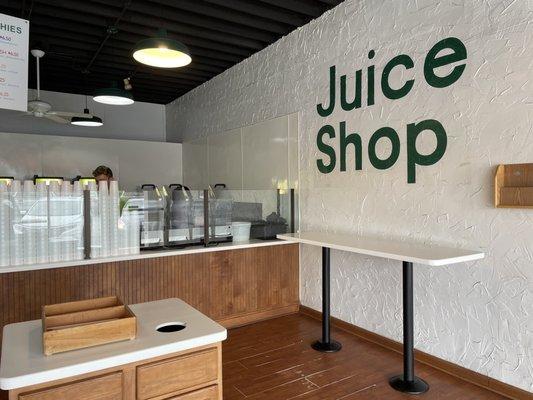 Interior of Juice Shop