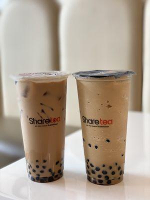 Hokkaido Pearl Milk Tea and Coffee Ice Blended w/ Boba