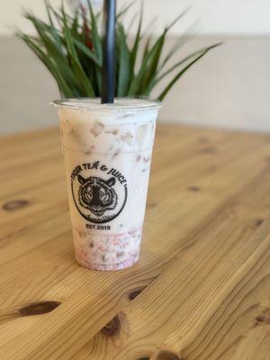 Strawberry Jasmine Milk Tea