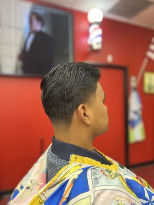 Mix modern with traditional haircut