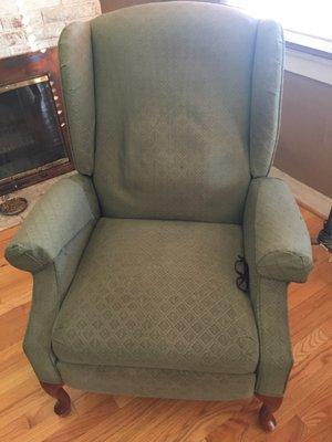 I have two recliners that need to be reupholstered. How much more or less would you charge to bring these back to life?