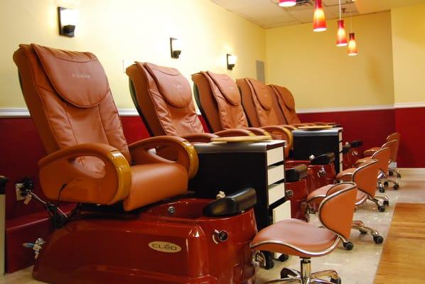 Regular pedicure chairs