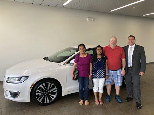 Enjoy your new Lincoln MKZ!