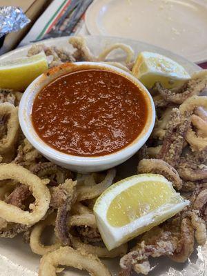 Fried calamari