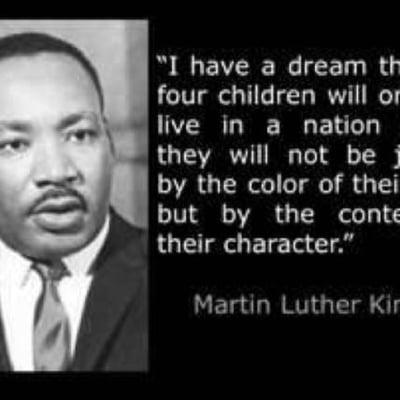 Let's celebrate today the memory of Martin Luther King Jr.  A celebration of commitment with Civil Rights to All.