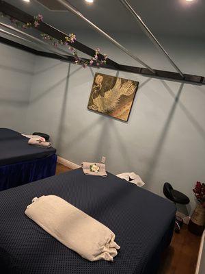 Couples massage room