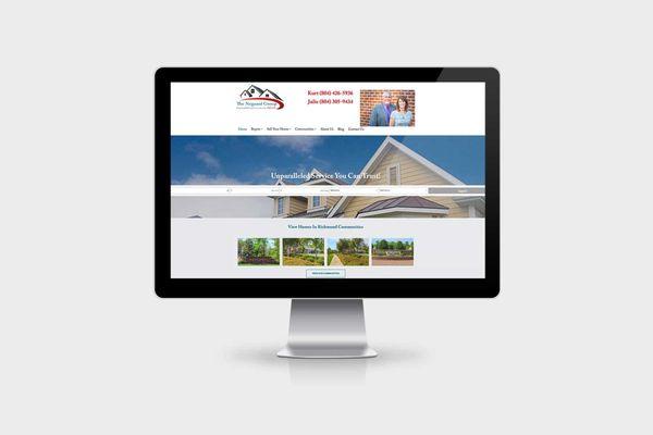 Website design for The Negaard Group Realty.