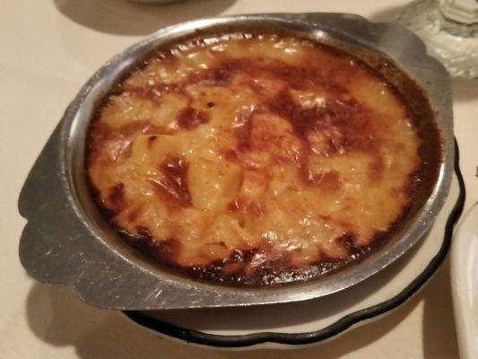 Au Gratin potatoes.