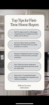 Top tips for first time home buyers