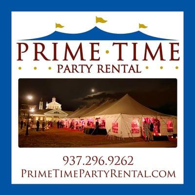 We rent tents, tables, chairs, linens, china, glassware, decor, inflatables and more to make your event a success.