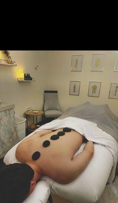 Hot Stone Massage.