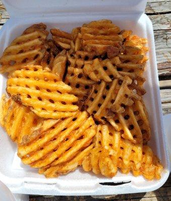 Waffle fries