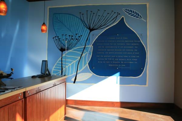 The Good Earth Dry Cleaner - Call Office Mural