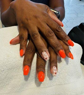 Nail creation by nail technician Tina.