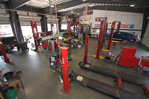 Inside the work station at The Auto Doctor