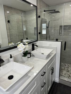 Luxury Bathroom  Remodeled Extended