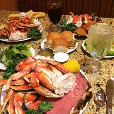 All-you-can-eat Dungeness Crab! Yum!