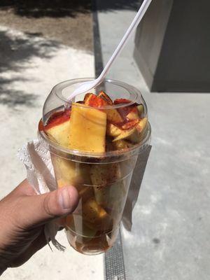 Spicy mango and pineapple