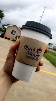 Black Maple latte for the win! Love this coffee shop in my hometown. Check it out.