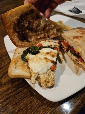 Roasted Peppers Chicken Ciabatta