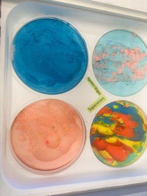 Ice cream Superman ,bubble gum,blue moon,candy cotton