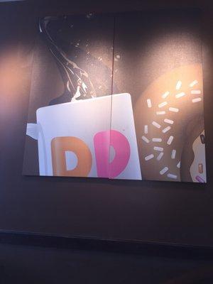 It's really a Dunkin donuts.