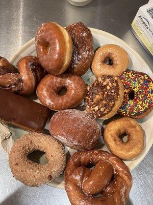 Assortment of donuts