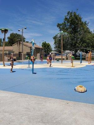 Have your child wear sandals. The cement gets really hot.