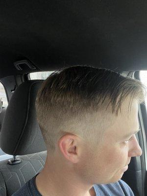 A fine haircut.