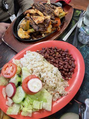 Chicken and Steak Fajitas