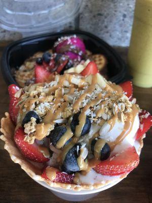 Acai Waffle 425 s mill ave, Ste 108 Tempe, AZ 85281 Acai bowls, Acai, smoothies, ice cream, waffles, acai waffles breakfast