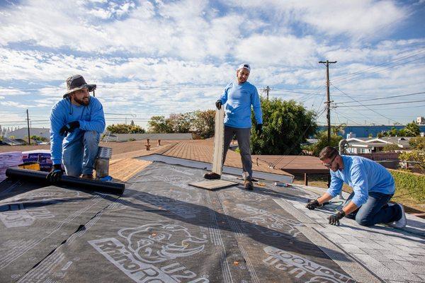 Giving Back: We partnered with Habitat for Humanity and gave a free roof to a veteran!