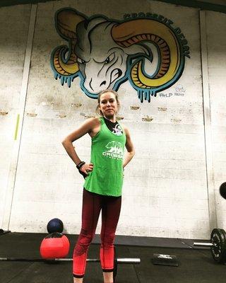 Drop-ins from Germany repping our tank at her home gym. Thank You for dropping in! Can't wait for another visit!