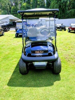 UK Blue Club Car