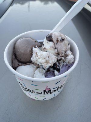 Sylas & Maddy's 5-scoop Sampler Cup for the undecided!