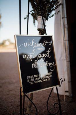 Entryway to our ceremony tent