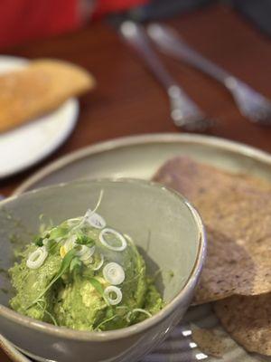 Guacamole y tostadas