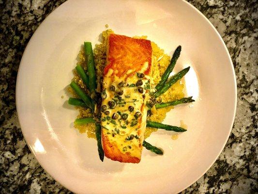 pan seared salmon