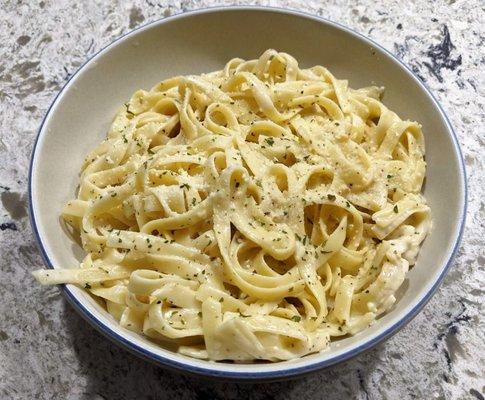 8/12/22 Fettuccine Alfredo - Fettuccine Pasta, Homemade Alfredo Sauce