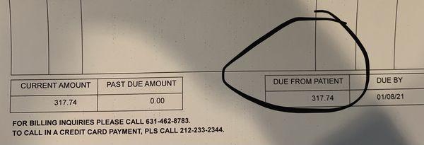 Seriously??? Getting charged for me telling the doctor I have eye floaters.