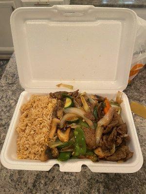 #38. Mongolian Beef with Scallions Lunch Combo